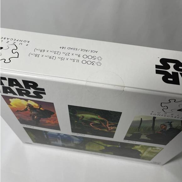 Star Wars Mandalorian Multipack Buffalo Games 4-in-1 jigsaw puzzles NEW - Picture 6 of 9